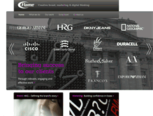 Tablet Screenshot of flamecreativesolutions.com